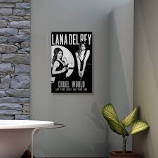 XINMA Panel Hanging Posters VerticalLana Del Rey Cruel World | Music Poster  | Room Aesthetic Poster | Bedroom Decor Sports Landscape Office Room Decor  Gift | Living Room Posters Bedroom Painting Unf : Amazon.ca: Home