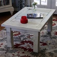 Coffee table, available in distressed white or distressed grey finish. Timberlake Coffee Table Ellis Custom Creations
