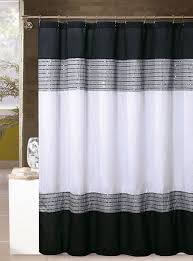 White Black And Silver Gray Shower Curtain Sequins 72in X 72in Black Shower Curtains Silver Shower Curtain Gray Shower Curtains