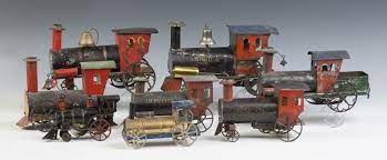 Sample Trains Incl Early Tin Clockwork Bing Marklin Lionel Carrete Etc Toy Train Vintage Train Tin Toys