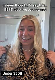 I always get comments about my GRWM robe 🫶🏻 “Bougie