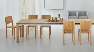 Ausziehbarer tisch mit glasplatte omga & gestell taupe. Design Esstisch Slim Ausziehbarer Esstisch Von Vitamin Design