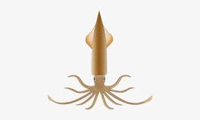 When killed, glow squid drop glow ink sacs; Spear Squid Giant Squid Free Transparent Png Download Pngkey