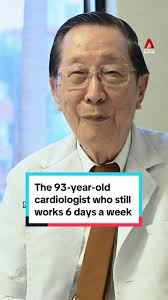 This 93-year-old cardiologist, Dr Charles Toh, will not let age stop him  from pursuing his love for medicine. Here's why. #singapore #sgnews