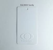 Epoxy Polyester Ral 9016 Sand Texture White Powder Coating