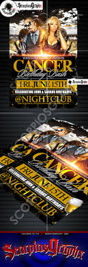You invest a lot of yourself into a relationship. Cancer Birthday Party Flyer Template By Scorpiosgraphx On Deviantart