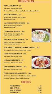 Hours may change under current circumstances Online Menu Of La Parrilla Kitchen 2 Restaurant Beaverton Oregon 97007 Zmenu