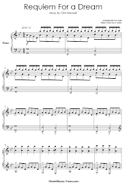 Kostenlos bekommst du sie, wenn du dir die noten selbst aufschreibst. Requiem For A Dream Piano Sheet Music Clint Mansell Sheetmusic Free Com