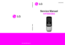LG KP260 KP265 SVC ENG 080813 Service ...