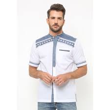 Jakarta barat jaya busana abadi. Lgs Baju Koko Lengan Pendek Motif Bordir Aksen Warna Putih Jsh 383 S949kf 272 C Istyle