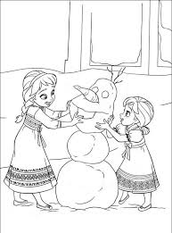 Bienvenue dans le monde magique des princesses à dessiner. Coloriage Reine Des Neiges Elsa Et Anna Enfant Bonhomme De Neige Coloriage Reine Des Neiges Dessin Reine Des Neiges Coloriage