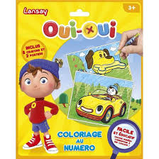 Coloriage oui oui et ses amis. Oui Oui Coloriage Au Numero Cdiscount