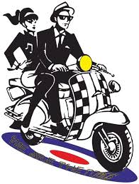 Retro British 1960s Mods Ska Style Clothing Scooter Reggae Target Top T Shirt Riskytcom Casual Vintage Motorcycle Posters Ska Music Ska