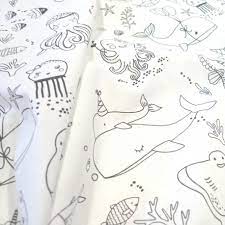 tissu a colorier creatures marines tissus coloriage smiley foudre mcqueen de disney cars