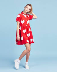 Lazy Oaf Red Heart Dress Colorful Fashion Fashion Quirky Fashion