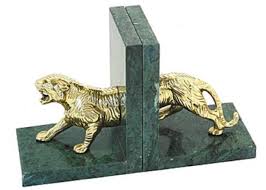 Maybe you would like to learn more about one of these? Casa Padrino Bookends Set Tiger Antique Brass Green 29 X 10 X H 18 Cm Marble Bookends With Brass Figurine Decorative Accessories