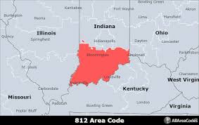 Area code 612 is a minnesota area code that covers the cities of minneapolis and st. 812 Area Code Location Map Time Zone And Phone Lookup