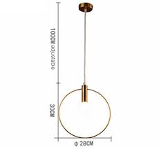 Buy Post Modern Simple Pendant Light Iron Pendant Circle Nordic Style At Lifeix Design For Only 147 59