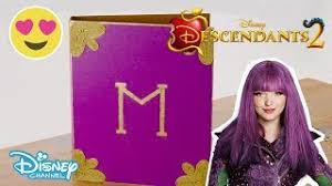 Mal's spell book height 1.905… Descendants 2 Craft Tutorial Mal S Spell Book Official Disney Channel Uk Youtube