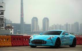 Babyblue One-77 Aston Martin Aston Martin Vulcan Dream Cars