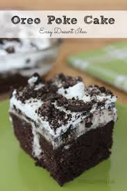 Oreo Poke Cake Recipe Easy Dessert Idea Recipe Easy Desserts Oreo Poke Cakes Poke Cake Recipes