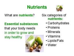 Nutrient Charts For Minerals Vitamins Fruits Vegetables