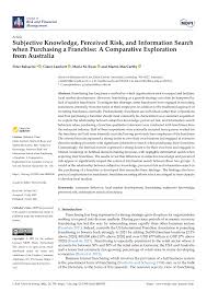 PDF) Subjective Knowledge, Perceived Risk, and Information Search when  Purchasing a Franchise: A Comparative Exploration from Australia