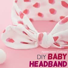 These headbands a so soft and stretchy! Diy Baby Headband Sweet Easy Applegreen Cottage