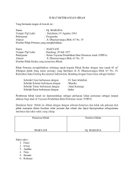 Kewenangan kepala desa dalam pembuatan surat keterangan. Surat Hibah Tanah Kepada Yayasan Pendidikan Docx