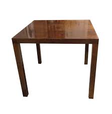 Mid Century Burl Wood Game Table On Chairish Com Burled Wood Table Games Wood Games