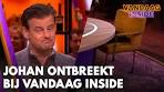 Video Johan Derksen ontbreekt bij Vandaag Inside: 'Dit is wel even ... - YouTube