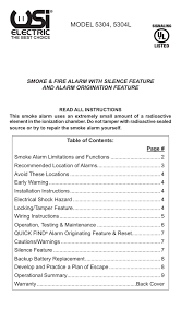 My house has hardwired smoke detectors, and no battery backup in any of them. 5304 Alarm Manual Universal Security Store Manualzz