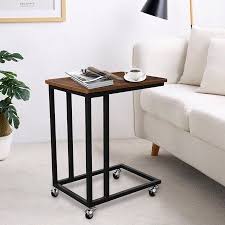 Mobile C Shape Side Table Sofa Couch Side Table Tray For Snack Coffee Laptop Tablet C End Table For Living Room Walmart Com In 2020 Living Room Table Coffee Table Stand
