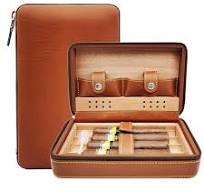 Custom Portable Leather 4 Cigar Cases,Portable Leather 4 ...