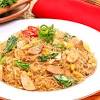 It can be made into a whole different dish by adding other ingredients, such as sambal goreng ati (mixed with diced liver) or sambal goreng udang (added with small shrimp). 160