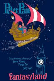 Vintage Disneyland Peter Pan Fantasyland Attraction Poster Reprint Not Framed Buy 2 Get 1 Free Vintage Disneyland Disney Posters Retro Disney