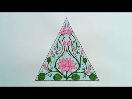 Drawing Triangle Design Drawing Easy Flowers Person on march 12, 2020 triangle design drawing easy flowers