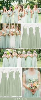 Azazie Dusty Sage Bridesmaid Dresses Real Wedding Inspirations Green Wedding Colors Sage Green Bridesmaid Dress Sage Bridesmaid Dresses