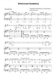 Bittersweet Panic At The Disco Download Gamper Dadoni Emily Roberts Bittersweet Symphony Sheet Music For Piano Pdf Piano Vocal In 2020 Pop Piano Sheet Music Sheet Music Piano Sheet Music