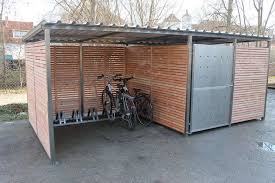 Garage Fur Fahrrad Fahrradunterstand Von Zaun Fackler Munchen