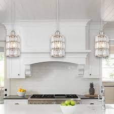 Baxley 1 Light Crystal Pendant Glam Kitchen Kitchen Remodel New Kitchen