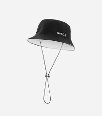 Nicce Vice Bucket Hat W Strings Black Bucket Hat Black Mens Accessories Hats