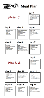Pin By Anne On Fitness Insanity Meals Insanity Meal Plans Workout Food