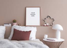 Vertical Or Horizontal Copper Frame Mockup Styled Frames Etsy In 2020 Frames On Wall Bedroom Interior Vertical Or Horizontal