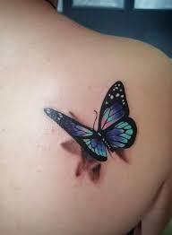 You should always remember that tattoo is made for the whole rest of your life and its meaning will be always fallowing you. 43 65 3d Butterfly Tattoos Ideas 3d Butterfly Tattoo Tattoos Butterfly Tattoo Designs