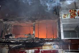 Bizim yapacağımız bir şey kalmadı. Alanya Da Turistik Carsida Yangin Anadolu Ajansi