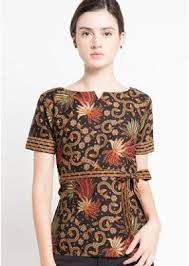 Desain Batik Terbaru Pakaian Model Pakaian Model Baju Wanita