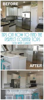 The selected quartz slab will be reserved for you and your countertop will be fabricated out of that slab. Tips On How To Replace Countertops In Your Kitchen Iced White Quartz Keeping It Simple