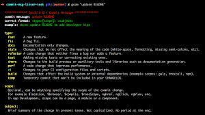 Right click and select 'git bash here'. Github Legend80s Commit Msg Linter Git Commit Message Linter Hook