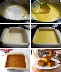 125 gr labu kuning dikukus, haluskan 250 tepung terigu 150 gr gula pasir 1 butir telur 2 sdm susu bubuk 1/4 sdt vanilli. Resepi Bingka Labu Kukus